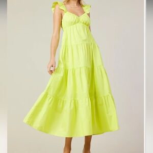 Skies Are Blue Diana Poplin Maxi Dress